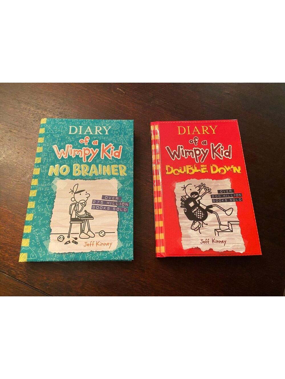 Diary of a Wimpy Kid Hardcover Book Set by Jeff Kinney Lot of 2‎ Middle Grade